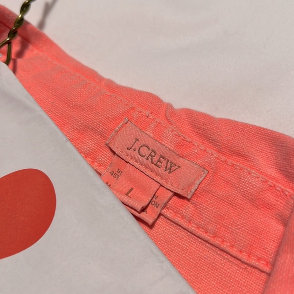 J.Crew Neon linen blend vest - Picture 5 of 5